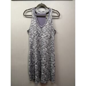 MPG Dress Womens Large Purple Shelf Bra Racerback Pockets Golf Tennis Pickleball